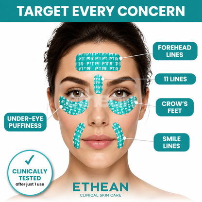 Peptide-Infused Face & Eye Tape - Smooth Lines While You Sleep