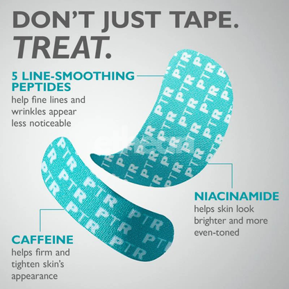 Peptide-Infused Face & Eye Tape - Smooth Lines While You Sleep