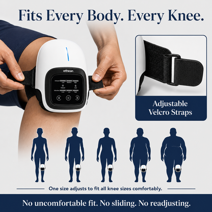 KneeEase™ - Premium Red Light Therapy Knee Massager