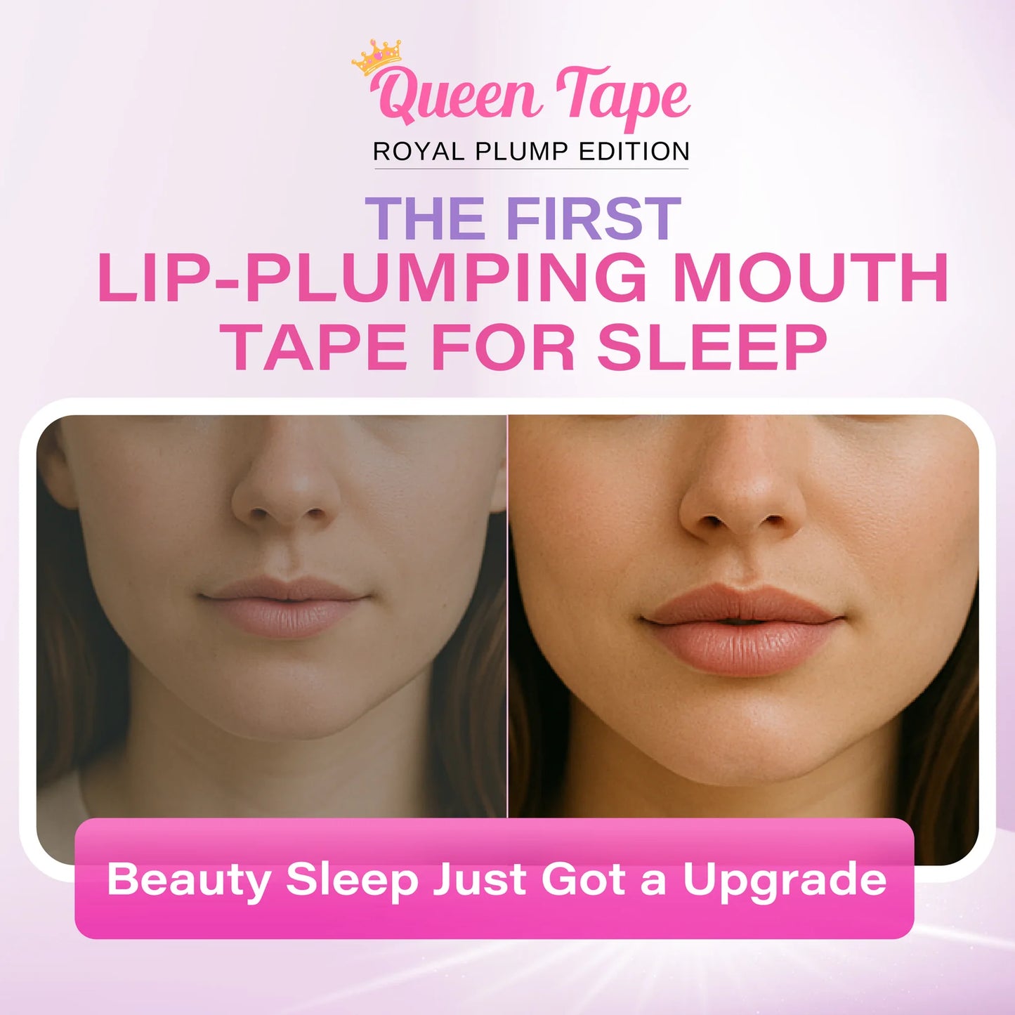 queen tape - hydrating collagen mouth tape