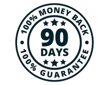 8. It comes with a risk-free 90-day money-back guarantee