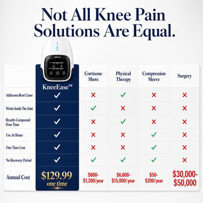 KneeEase™ - Premium Red Light Therapy Knee Massager