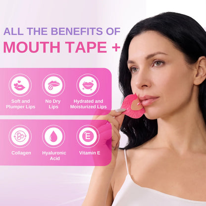 queen tape - hydrating collagen mouth tape