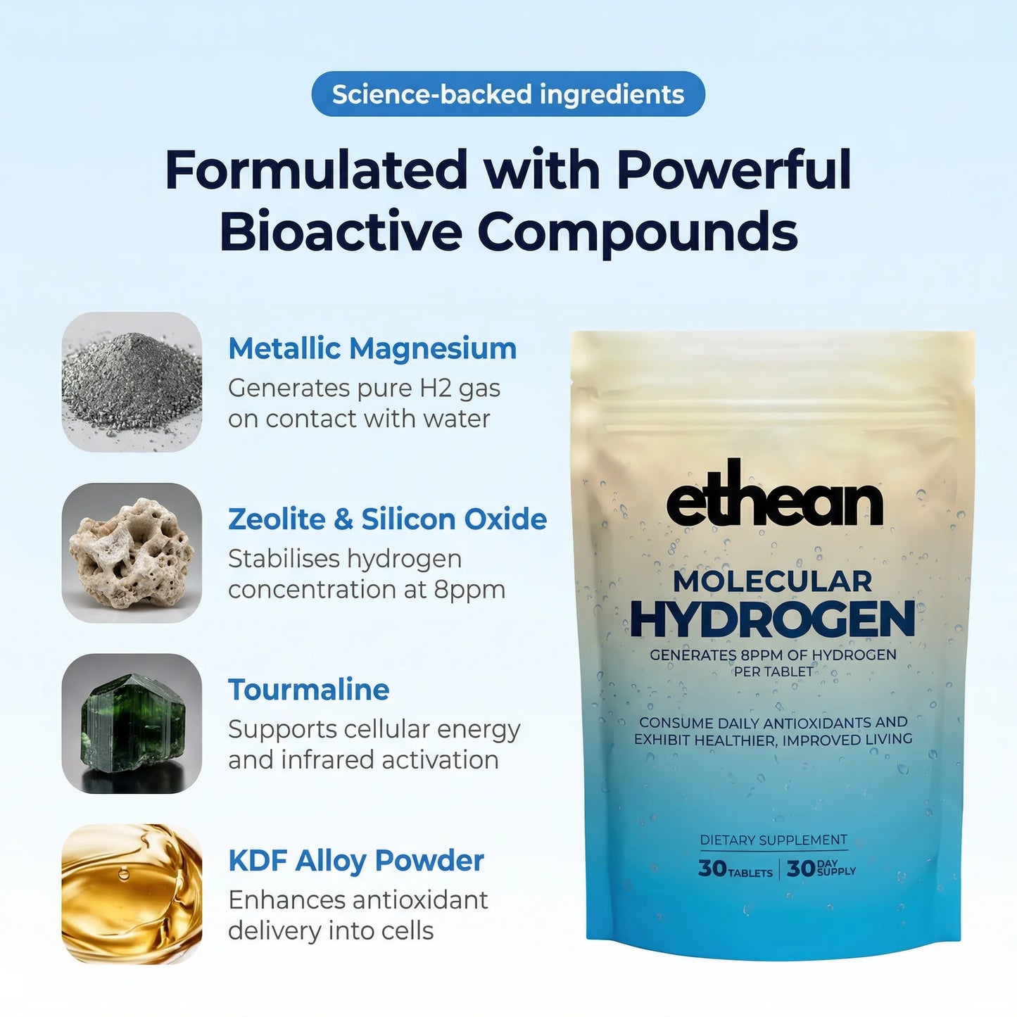 HydroHeal™ - Hydrogen Water Tablets