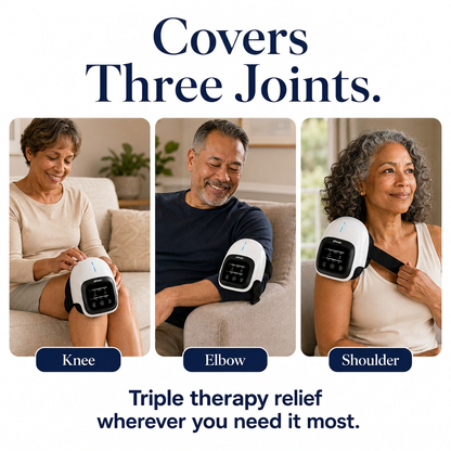 KneeEase™ - Premium Red Light Therapy Knee Massager